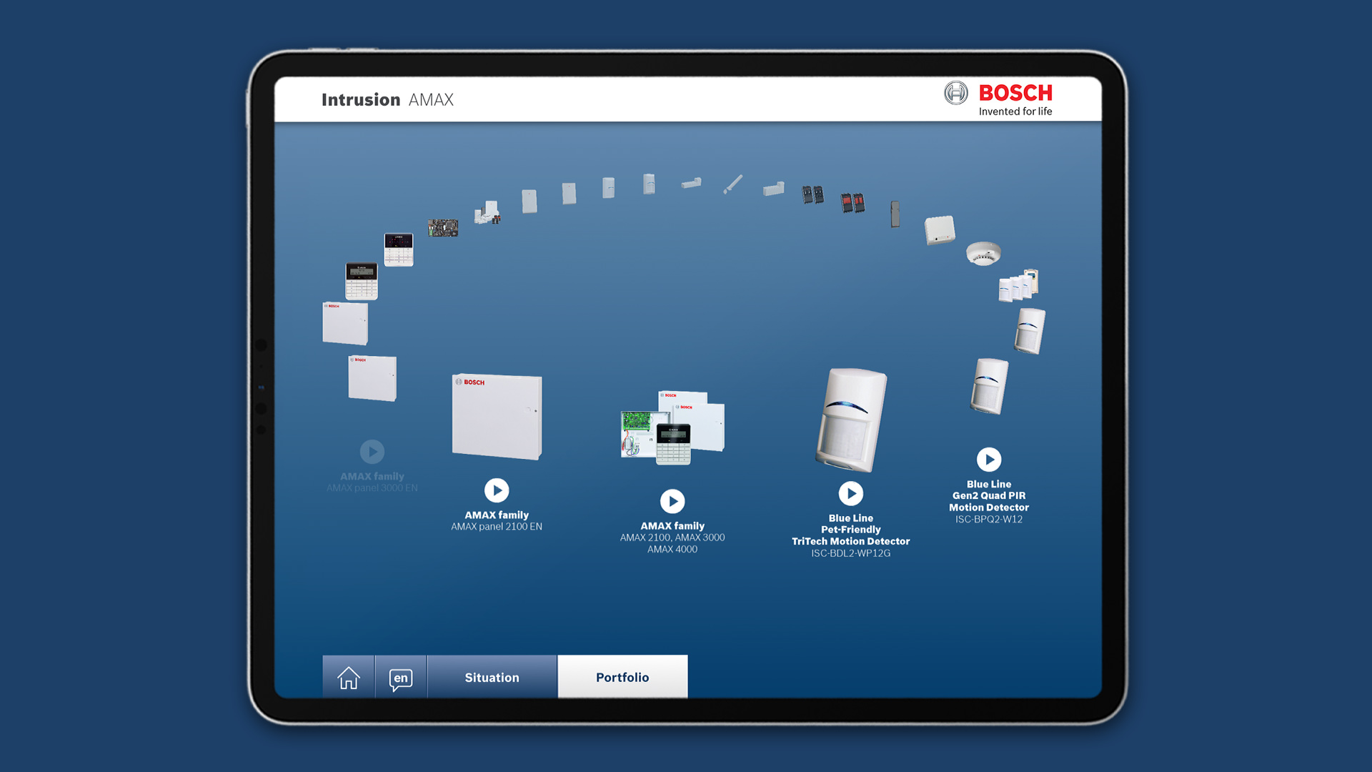 Bosch-Sicherheitssysteme-Intrusion-Realtime-3D-Application-03-Carousel-Menu-Mihalevitch